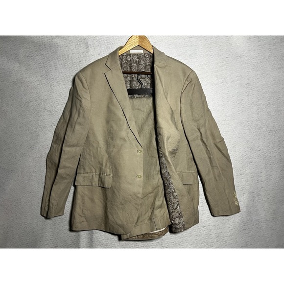 Lauren Ralph Lauren Other - Lauren Ralph Lauren Men's 44S Linen Cream Lightweight 2 Piece Suit